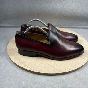 3DM Lifestyle Venetian Loafers Oxblood & Black Patina Finish Size US  7 Men’s